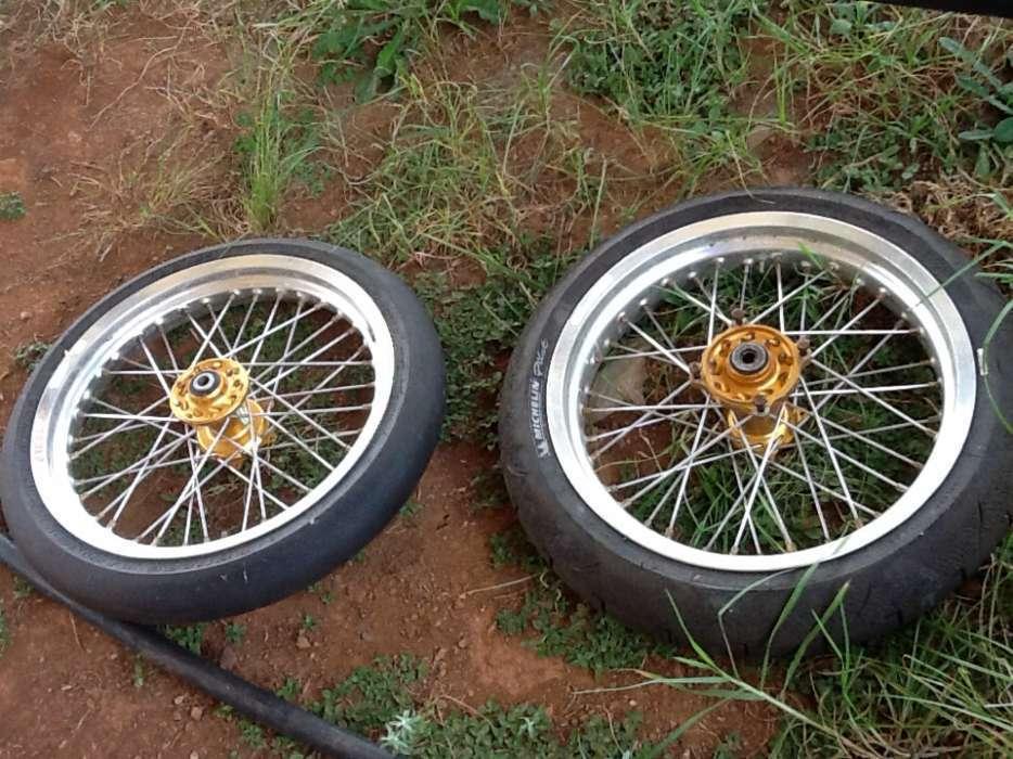 Motard wheels for KTM 85
