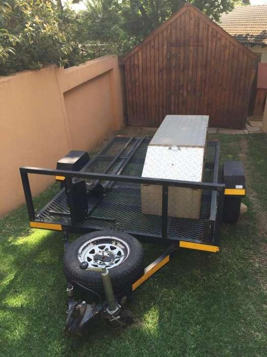 Double superbike trailer. Break neck. R7500neg