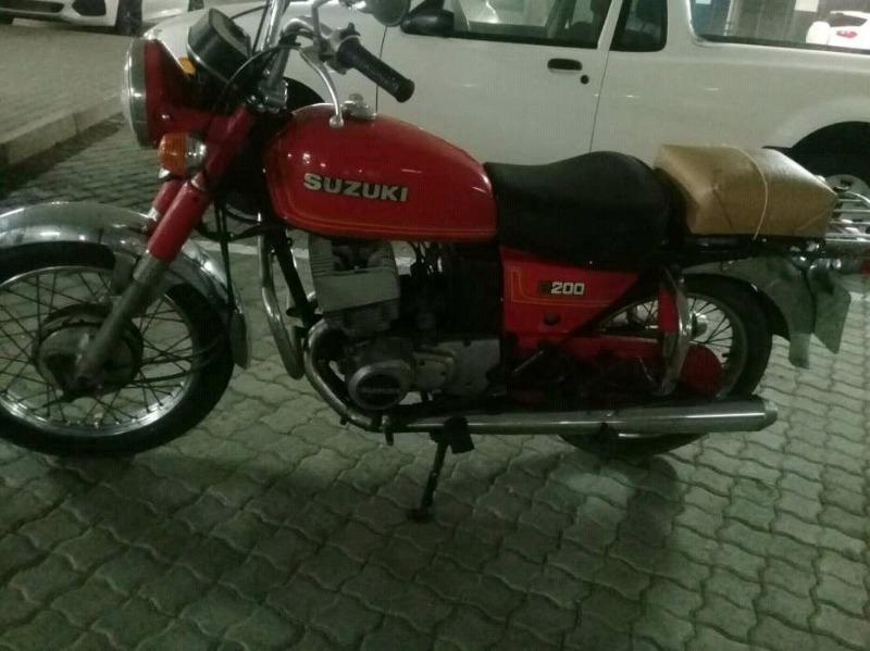 1988 Suzuki B200 two stroke twin cylinder, in good condition