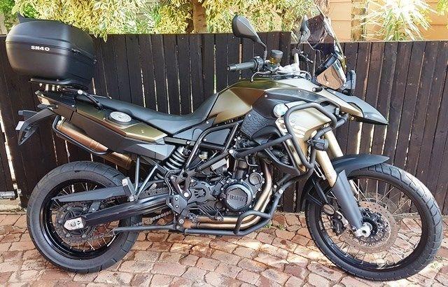 2014 BMW F800 GS with lots of extras