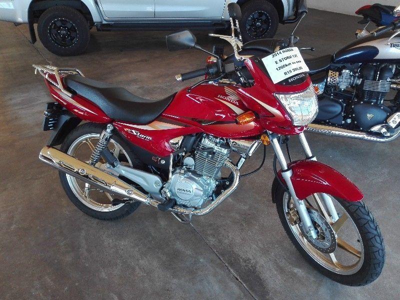 2014 Honda 125 E STORM (AS NEW)