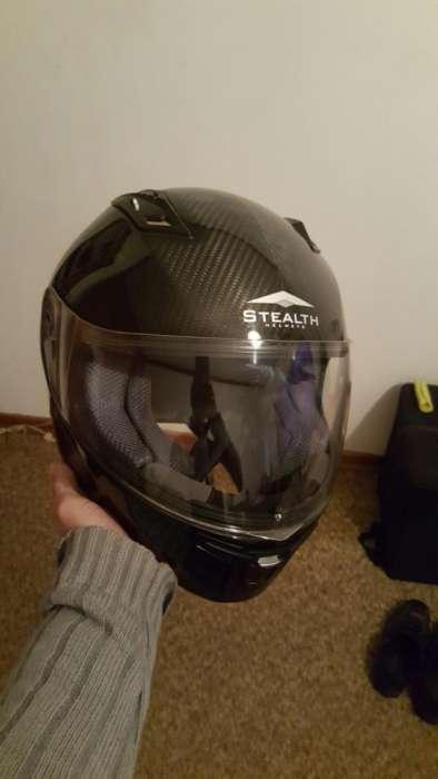 Carbon fibre Stealth Helmet for sale! Super lightweight racing helmet!