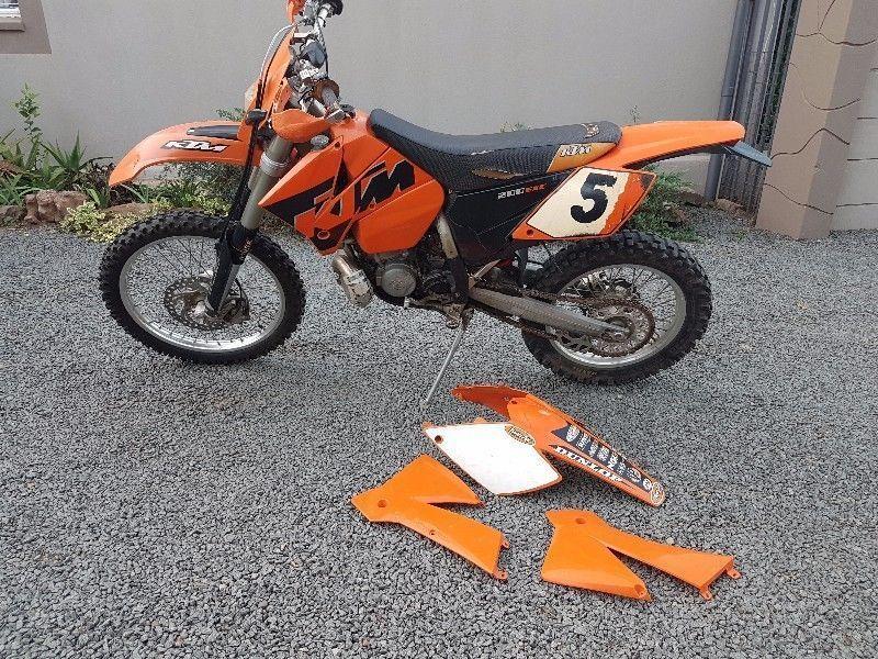 2005 KTM 200 EXC Great Condition