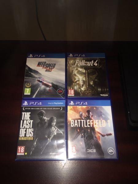 Ps4 with 5 games to swop or to sell
