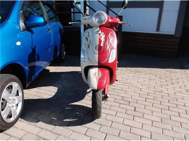 vespa scooter with topbox for sale