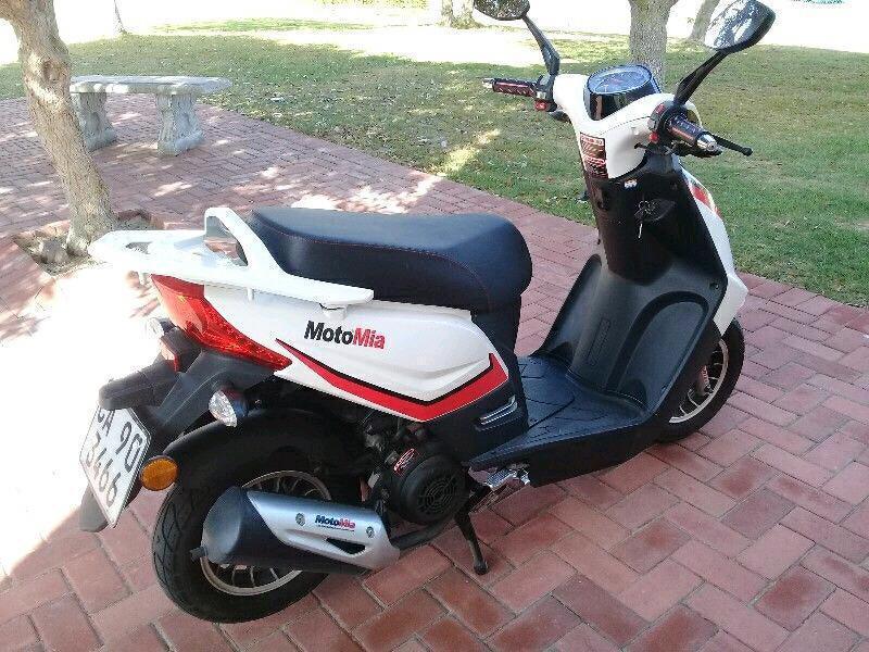 Motomia Beretta 125cc in as new condition, only 334km's