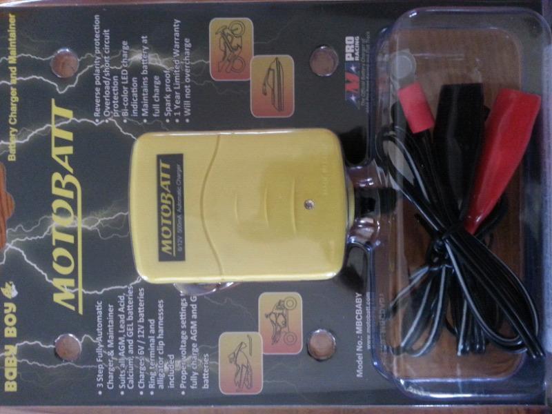 Motobatt Gel batteries and chargers for all motorcycles