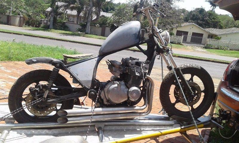 1985 Suzuki GS Custom Bobber Project