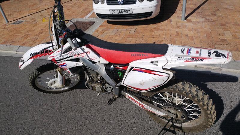 2008 CRF 250 R twin pipe for sale