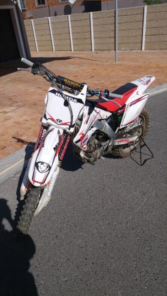 2008 CRF 250 R twin pipe for sale