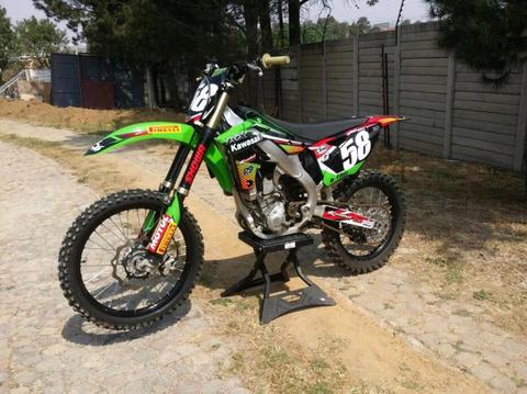 Awesome KX 250 f 2013 for sale