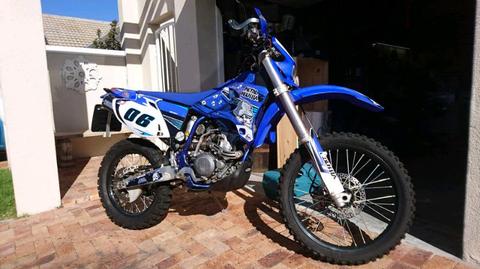 WR250 F with on road kit