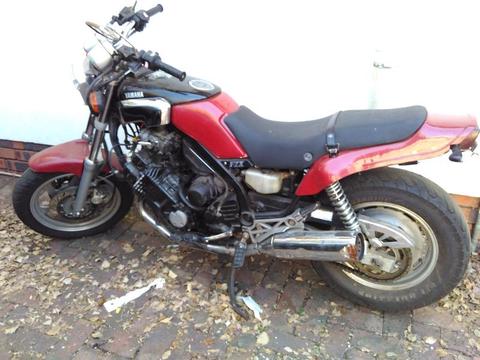 Yamaha FZX 750 motorbike