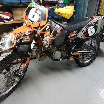2002 KTM 125 SX (New piston, plus chain and sprocket done)