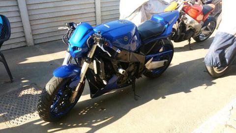 Yamaha FZR1000 custom streetfighter for sale!!!!!