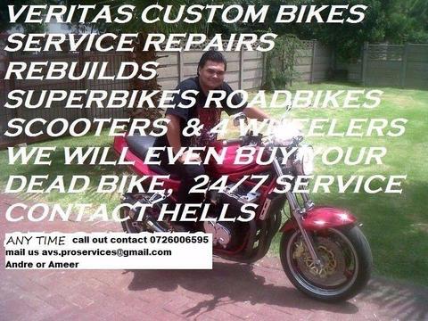 Bike repairs and rebuilds all makes and models dead or alive