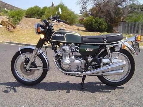 CLASSIC 1973 HONDA CB 350 FOUR, IN IMMACULATE CONDITION, A RARE COLLECTORS ITEM