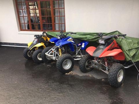 3 quads for sale together