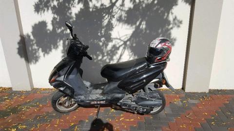 Big boy scooter for sale and helmet