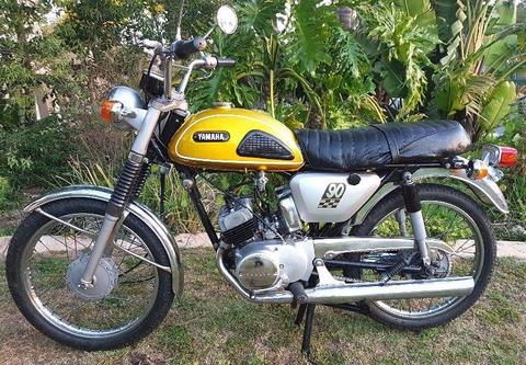 Vintage 1968 Yamaha HS-1 90cc Twin Cylinder