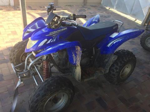 Aeon 220cc auto quads Kawasaki brand