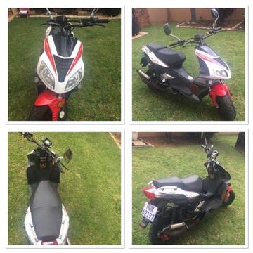 Scooter and brand new boot for sale