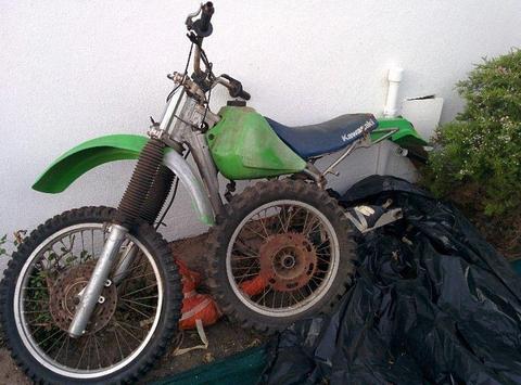 Kawasaki KDX 200 project bike for sale