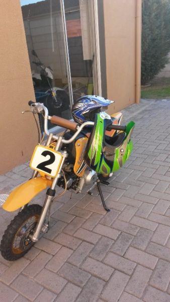 Hardly used Loncin offroad motorcycle