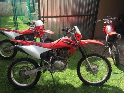 2007 Honda CRF 230 F (3 to choose from)