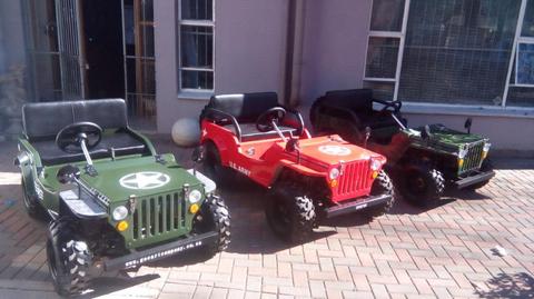 Mini willys jeepies and land cruisers