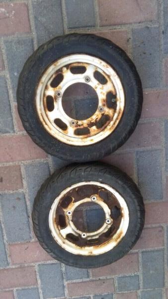 Old scooter rims