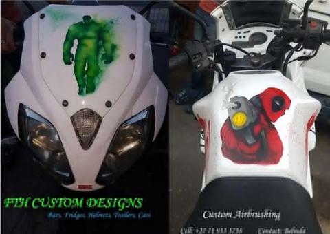 Respray on Bikes and helmets