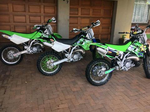 3x 2006 Kawasaki Kdx 200