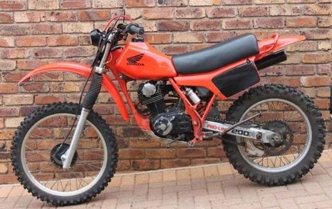 HONDA XR200R - OFFERS WELCOME