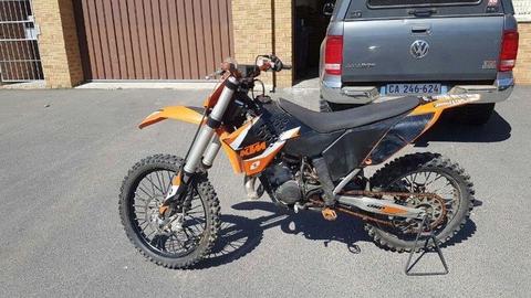 2007 KTM 125 SX new engine has less than 12 hours on it
