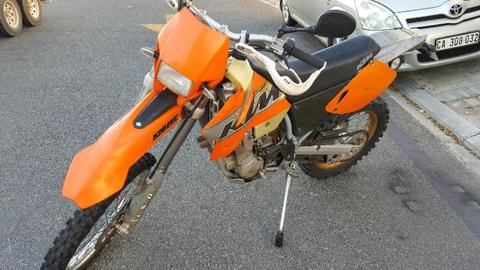 KTM 520 EXC licensed and on the road (R23k onco)