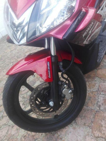 2011 Honda airblade 4 stroke fuel injection water cooled pocket rocket wit low ks new roadworthy