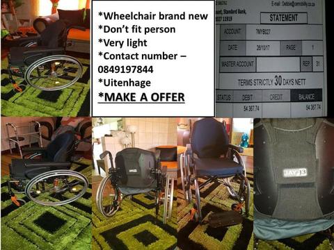 wheelchair brand new