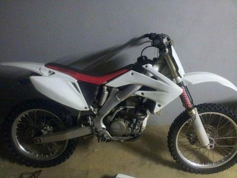 2008 Honda CRF twin pipe