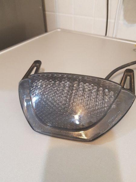 Smoked integrated tail light for cbr 600 rr