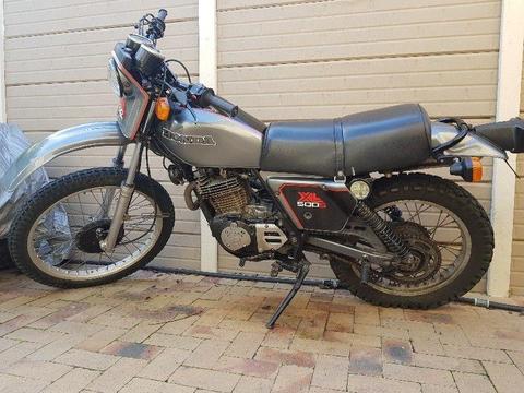 Honda XL 500 in very good condition for sale