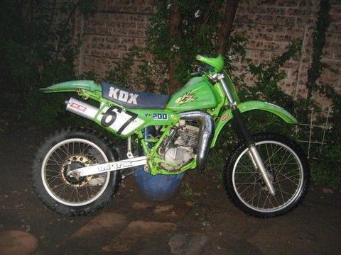 1985 Kawasaki KDX 200cc - Off Road Scrambler - R10,000
