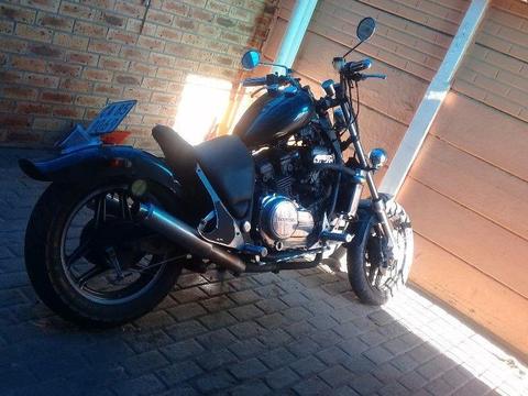 Honda vf 750 motorcycle