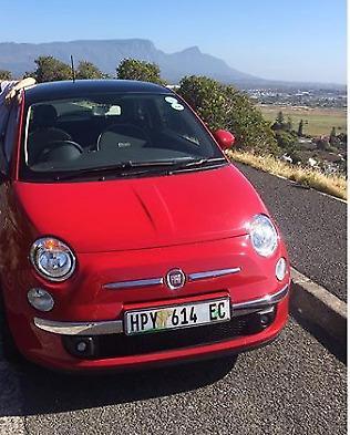 2015 Red Fiat 500 1.2 Lounge Auto