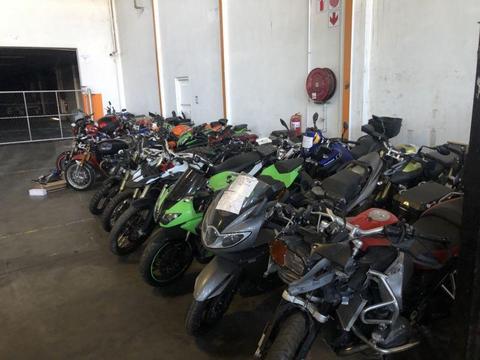 Accident damaged bikes for sale