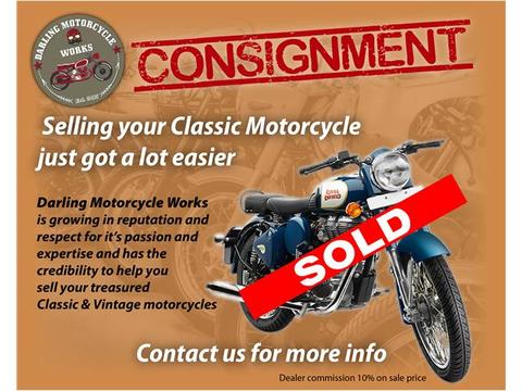 Sell your Classic Motorcycle
