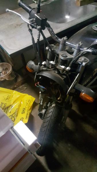 Yamaha YBR 250 selling for spares or as is
