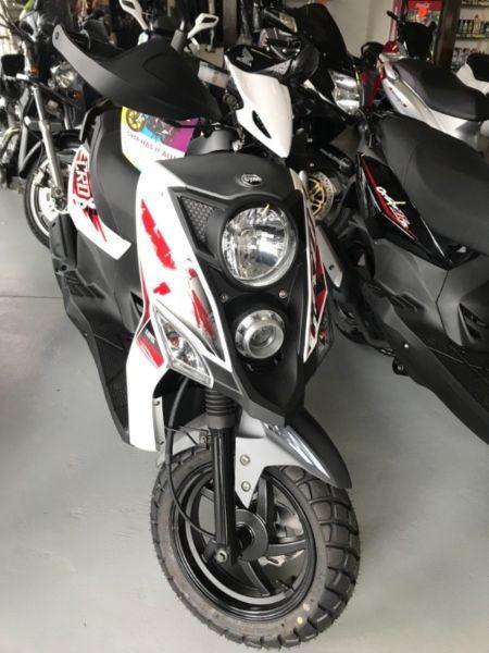 2018 WHITE SYM CROX 125 ON SPECIAL