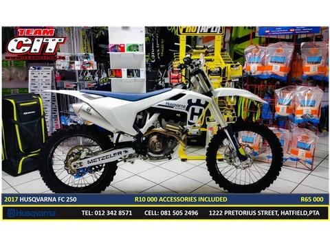 2017 Husqvarna FC250 MX with R10 000 Accessories Included