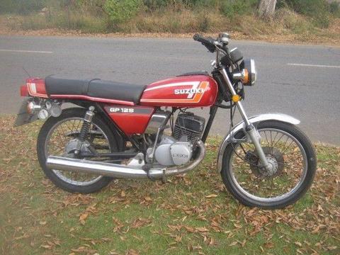 1979 Suzuki GP125cc - Road Bike - Collectible - R16,500